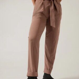 Athleta Cardiff pant, brown/tan, size 8
